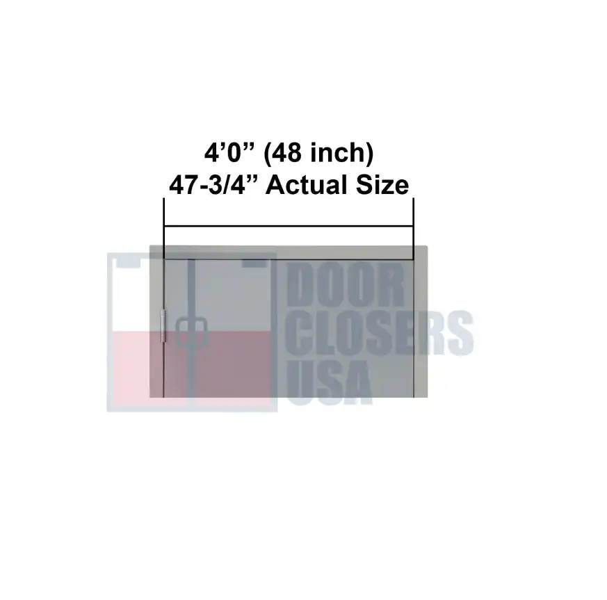 4 Foot 0 Inches Door Width