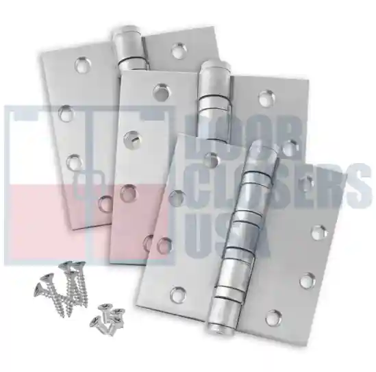 Ball Bearing Hinges (3) 4.5" x 4.5" hinges per door