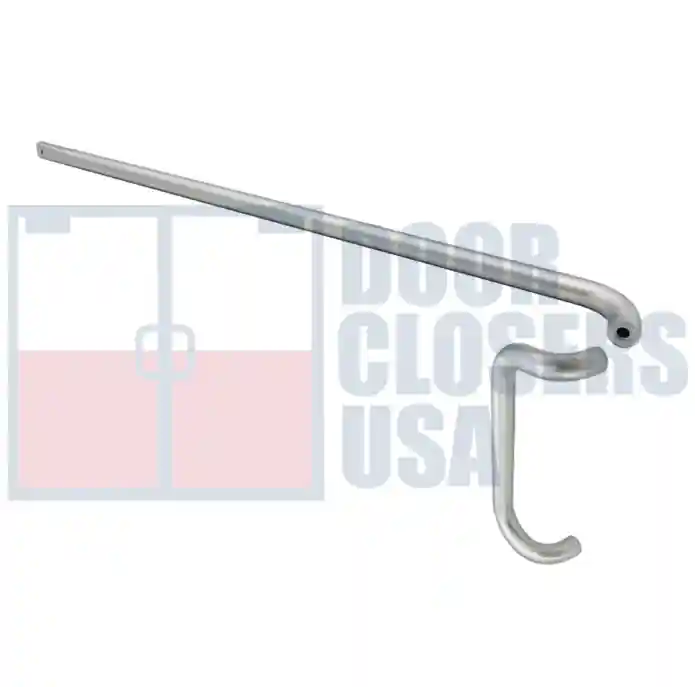 Outside Pull Handle and Inside Push Bar