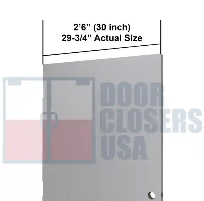2 Foot 6 Inches Door Width