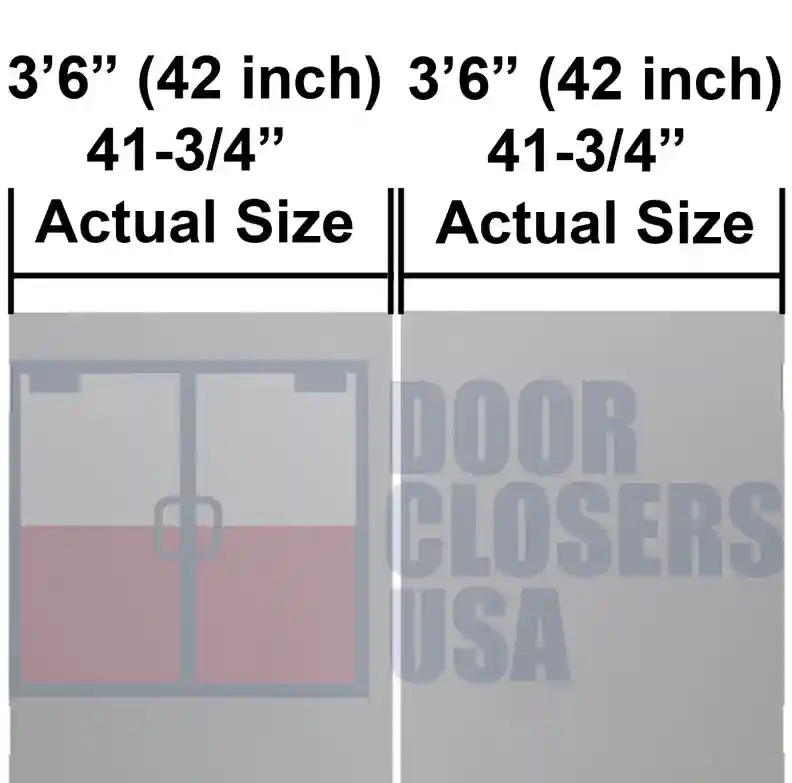 7 Foot Double Door Width